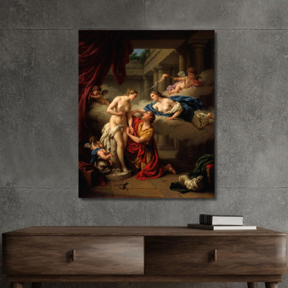 Pigmalione E La Sua Statua Louis-Jean-François Lagrenée ljf19 quadro stampato su tela