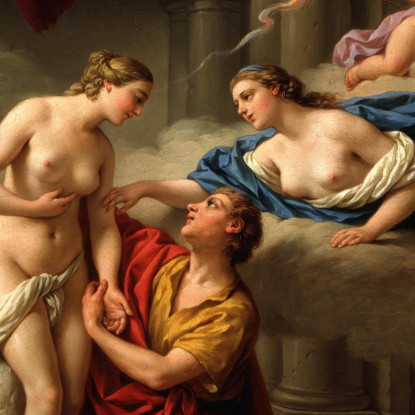 Pigmalione E La Sua Statua Louis-Jean-François Lagrenée ljf19 quadro stampato su tela