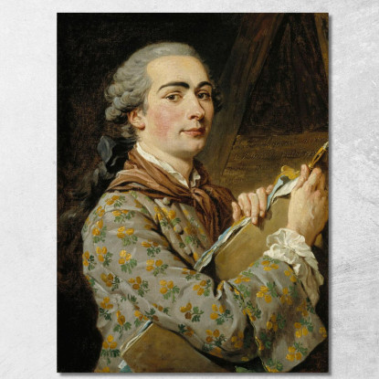 Autoritratto Louis-Jean-François Lagrenée ljf21 quadro stampato su tela