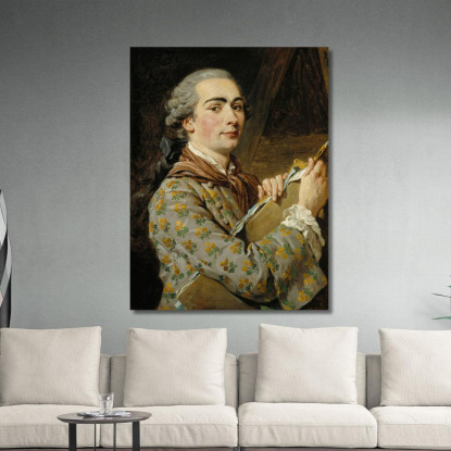 Autoritratto Louis-Jean-François Lagrenée ljf21 quadro stampato su tela