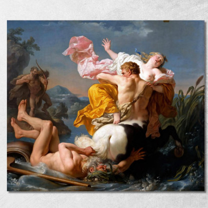 Il Rapimento Di Deianira Da Parte Del Centauro Nesso Louis-Jean-François Lagrenée ljf22 quadro stampato su tela