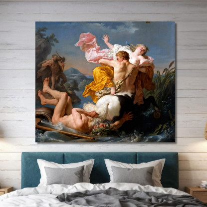 Il Rapimento Di Deianira Da Parte Del Centauro Nesso Louis-Jean-François Lagrenée ljf22 quadro stampato su tela