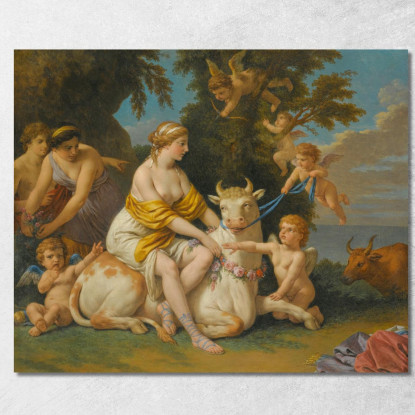 Il Ratto D'Europa Louis-Jean-François Lagrenée ljf24 quadro stampato su tela