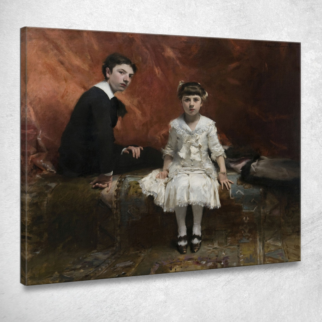 Ritratto Di Édouard E Marie-Louise Pailleron John Singer Sargent jss248 quadro stampato su tela