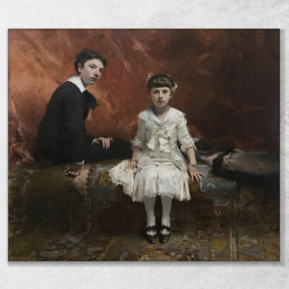 Ritratto Di Édouard E Marie-Louise Pailleron John Singer Sargent jss248 quadro stampato su tela