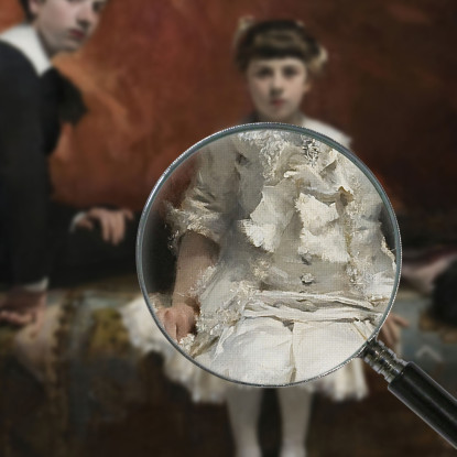 Ritratto Di Édouard E Marie-Louise Pailleron John Singer Sargent jss248 quadro stampato su tela