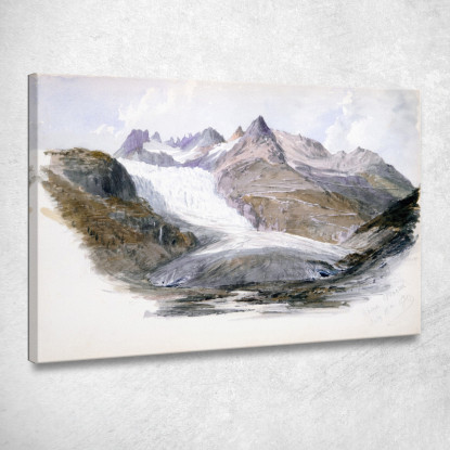 Ghiacciaio Del Rodano John Singer Sargent jss251 quadro stampato su tela