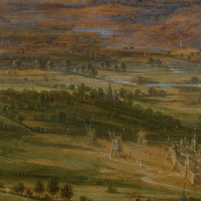 Paesaggio Jan Brueghel The Elder jbe25 quadro stampato su tela