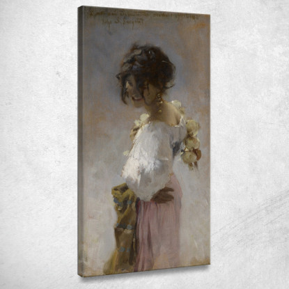 Rosina John Singer Sargent jss258 quadro stampato su tela