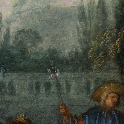 L’Imbarco Per Citera Jean-Antoine Watteau jaw34 quadro stampato su tela