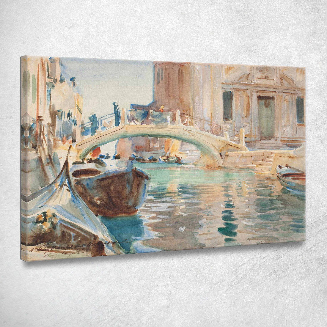 San Giuseppe Di Castello Venice  John Singer Sargent jss262 quadro stampato su tela