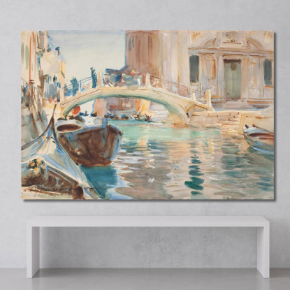 San Giuseppe Di Castello Venice  John Singer Sargent jss262 quadro stampato su tela
