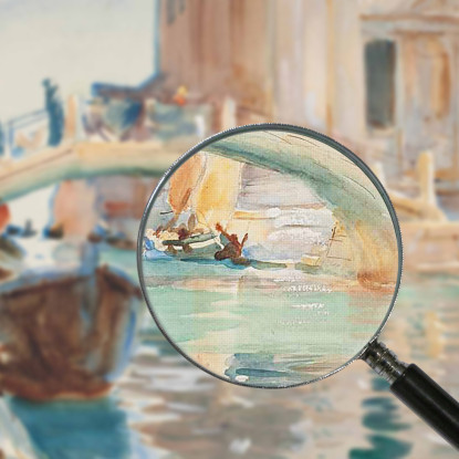 San Giuseppe Di Castello Venice  John Singer Sargent jss262 quadro stampato su tela