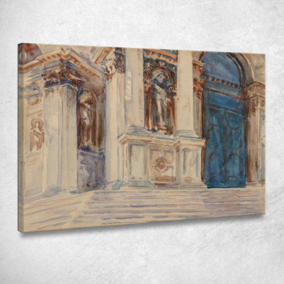 Santa Maria Della Salute Venice John Singer Sargent jss263 quadro stampato su tela
