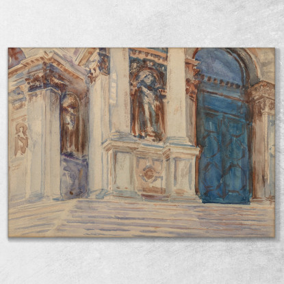 Santa Maria Della Salute Venice John Singer Sargent jss263 quadro stampato su tela