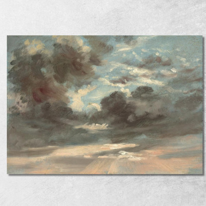 Studio Di Nuvole – Tramonto Tempestoso John Constable jcn24 quadro stampato su tela