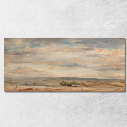 Studio Di Nuvole Al Mattino Presto Guardando A Est Da Hampstead John Constable jcn25 quadro stampato su tela
