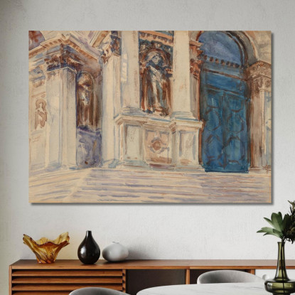 Santa Maria Della Salute Venice John Singer Sargent jss263 quadro stampato su tela