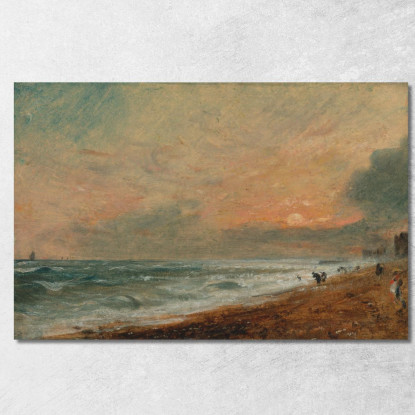 Spiaggia Di Hove John Constable jcn53 quadro stampato su tela