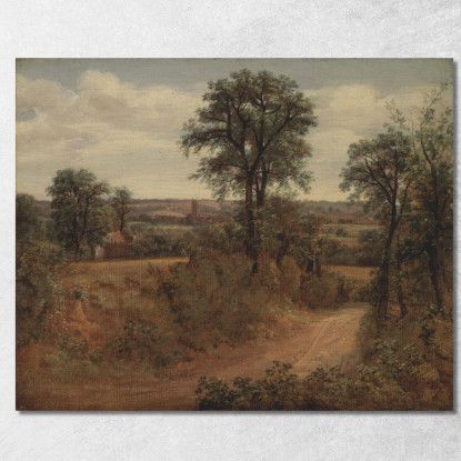 Stradina Vicino A Dedham John Constable jcn57 quadro stampato su tela