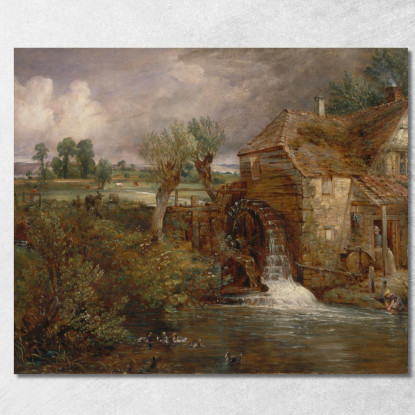 Mulino Di Parham Gillingham John Constable jcn64 quadro stampato su tela