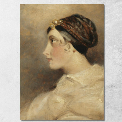 Ritratto Di Una Signora John Constable jcn66 quadro stampato su tela