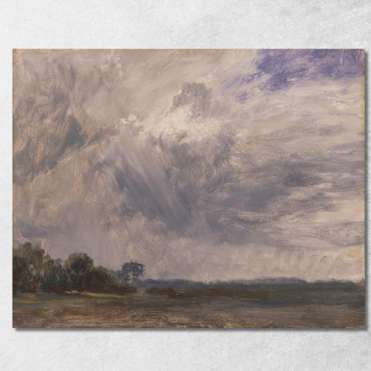 Studio Di Un Cielo Nuvoloso John Constable jcn84 quadro stampato su tela