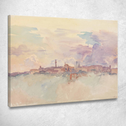 Siena John Singer Sargent jss271 quadro stampato su tela