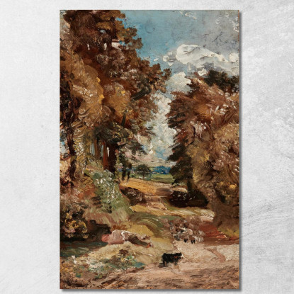 Il Campo Di Grano John Constable jcn90 quadro stampato su tela