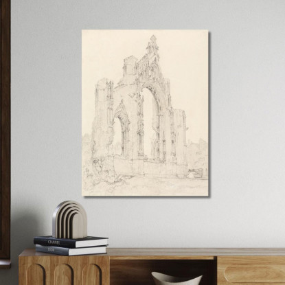 Estremità Est Della Chiesa Di Howden Yorkshire John Sell Cotman jsc20 quadro stampato su tela