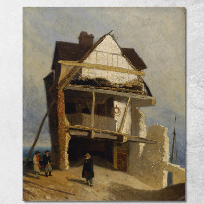 Casa In Rovina John Sell Cotman jsc46 quadro stampato su tela