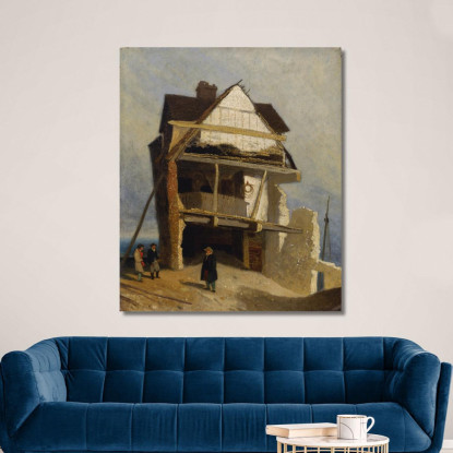 Casa In Rovina John Sell Cotman jsc46 quadro stampato su tela
