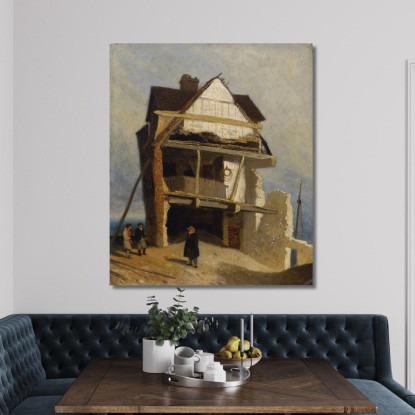 Casa In Rovina John Sell Cotman jsc46 quadro stampato su tela