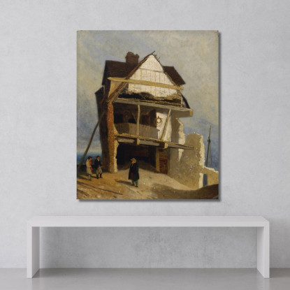 Casa In Rovina John Sell Cotman jsc46 quadro stampato su tela