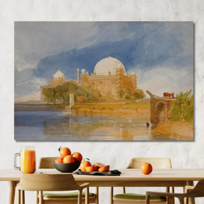 Tomba Del Sultano Mahamed Shah A Bijapur India John Sell Cotman jsc53 quadro stampato su tela