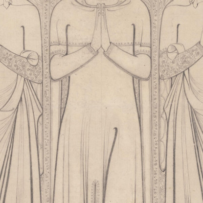 Lastra Sepolcrale Di Robert Braunche E Delle Sue Due Mogli Nella Chiesa Di Santa Margherita A Lynn Norfolk 1364 John Sell Cotma