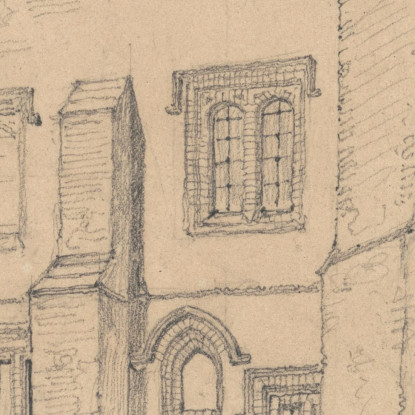 Rettorato Di Upwell Norfolk John Sell Cotman jsc59 quadro stampato su tela