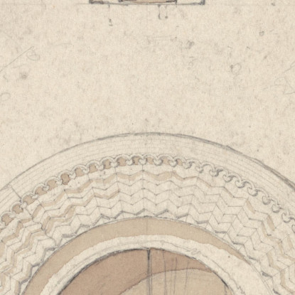 Portale Ovest E Finestra Nella Chiesa Di Ham Vicino A Valognes Normandia John Sell Cotman jsc61 quadro stampato su tela