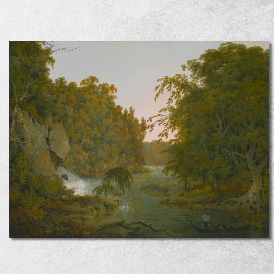 Dovedale Joseph Wright of Derby jwd13 quadro stampato su tela