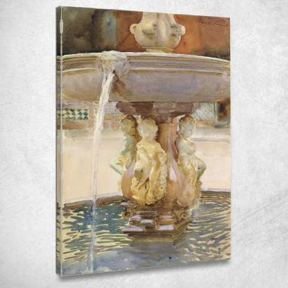 Fontana Spagnola John Singer Sargent jss283 quadro stampato su tela
