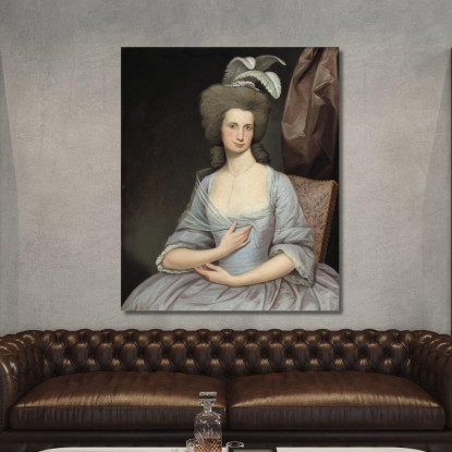 Elizabeth Stevens Carle Joseph Wright of Derby jwd16 quadro stampato su tela