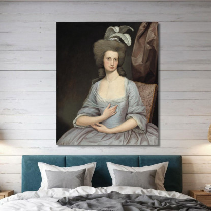 Elizabeth Stevens Carle Joseph Wright of Derby jwd16 quadro stampato su tela