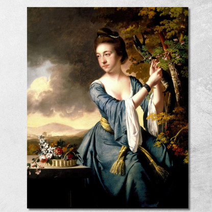 Elizabeth Signora John Bostock Joseph Wright of Derby jwd17 quadro stampato su tela