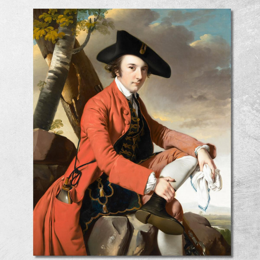 Fleetwood Hesketh Joseph Wright of Derby jwd18 quadro stampato su tela