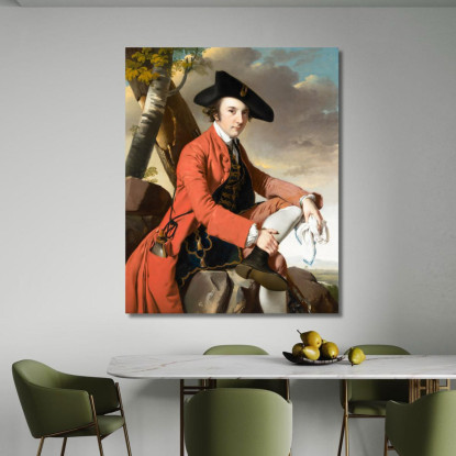 Fleetwood Hesketh Joseph Wright of Derby jwd18 quadro stampato su tela