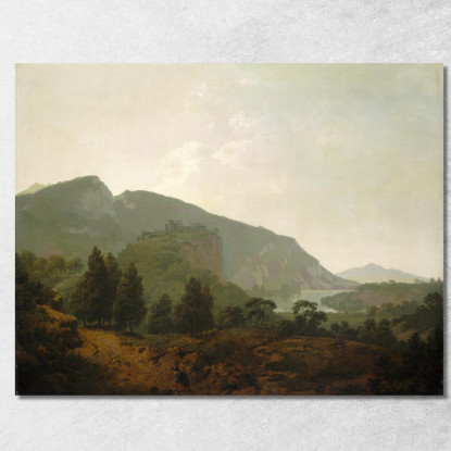 Paesaggio Italiano Joseph Wright of Derby jwd21 quadro stampato su tela
