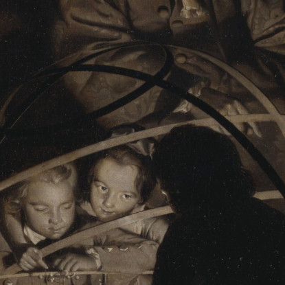 Filosofo Che Tiene Una Lezione Sull'Orrery Joseph Wright of Derby jwd31 quadro stampato su tela
