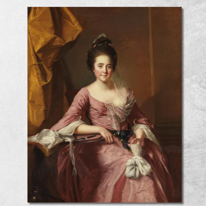 Ritratto Di Una Donna Joseph Wright of Derby jwd38 quadro stampato su tela