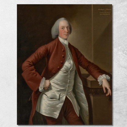 Ritratto Di Richard Ellison Joseph Wright of Derby jwd51 quadro stampato su tela