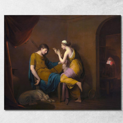 La Fanciulla Corinzia Joseph Wright of Derby jwd59 quadro stampato su tela
